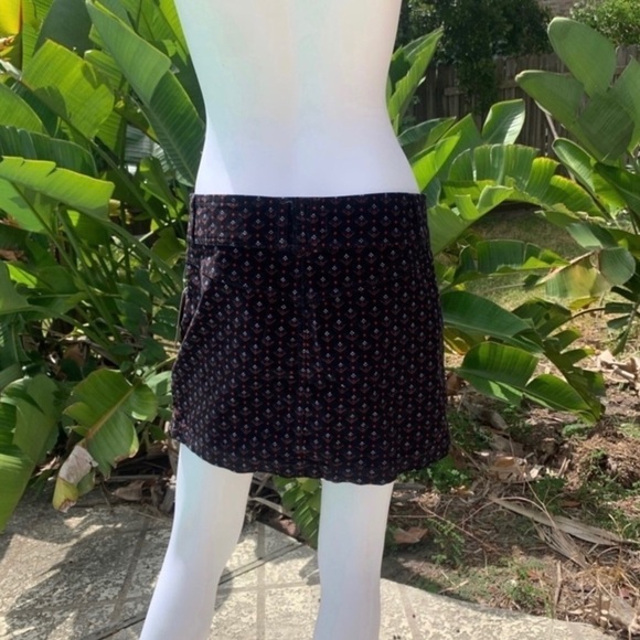 💋NWT FREE People Corduroy Button Down Mini Skirt - Picture 9 of 13